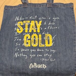 Blue Denim Outsiders Tote Bag